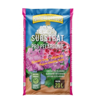 Substrat NATUR GARDEN pelargonie 20 l