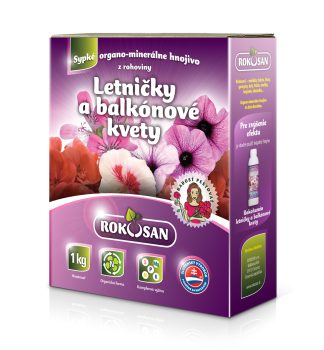 Rokosan hnojivo LETNIKY A BALKONOV ROSTLINY 1 kg